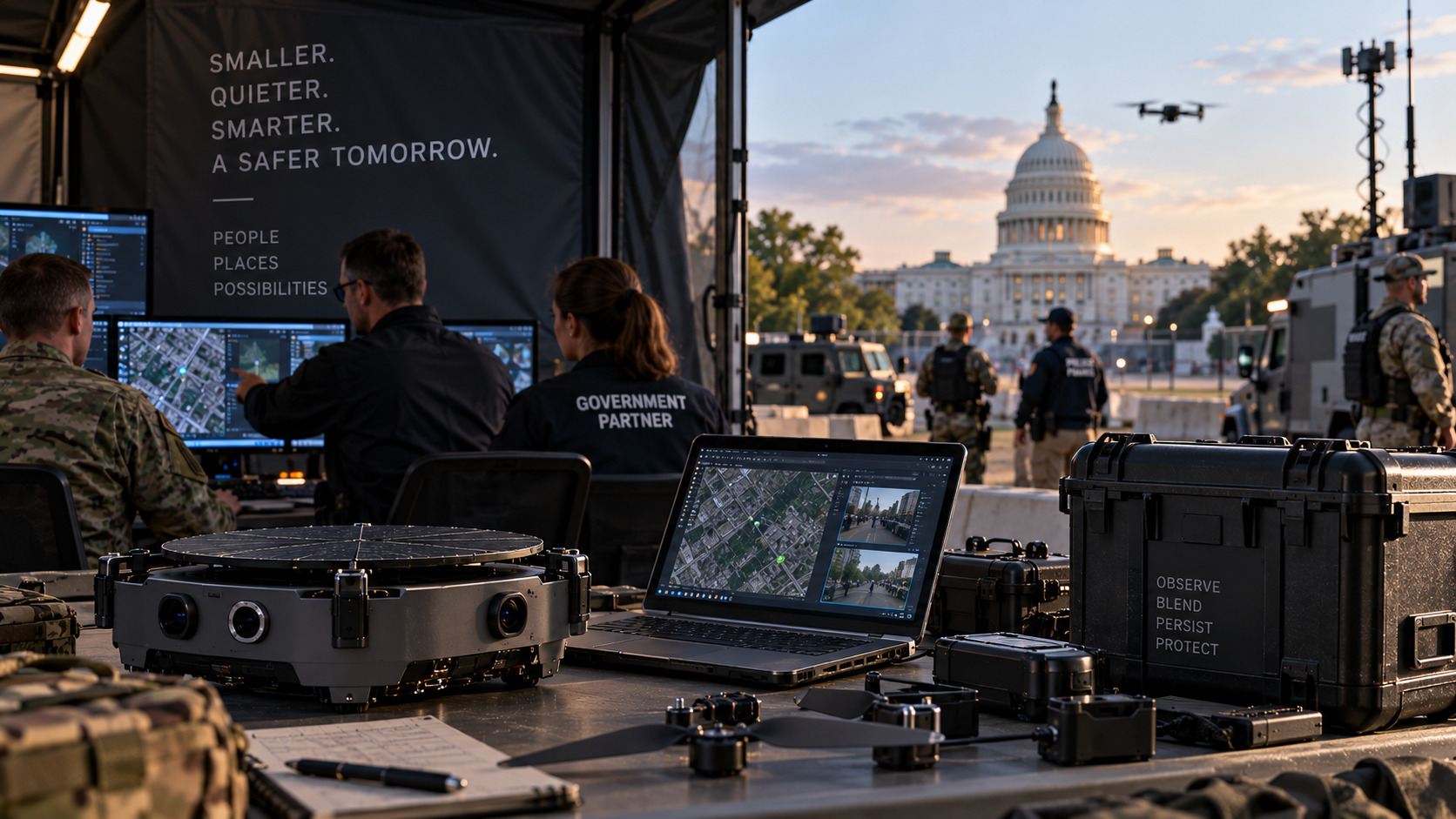 Government autonomous systems and persistent sensing capabilities