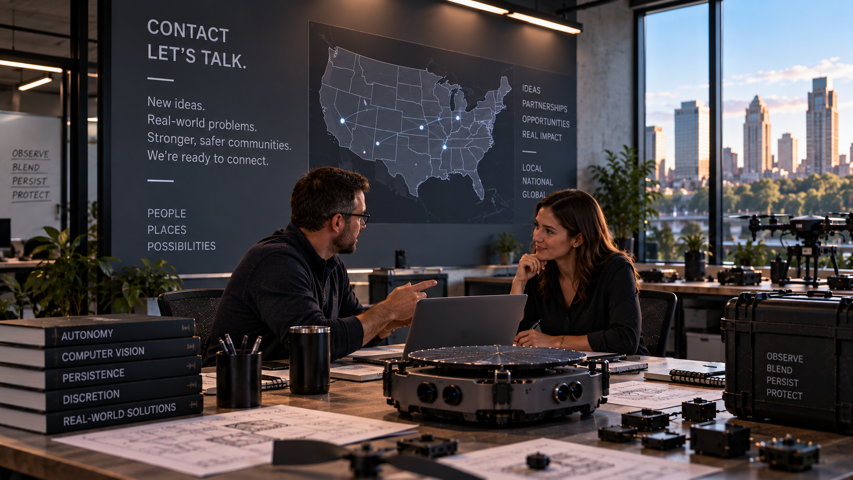 Unseen Robotics partnership and contact workspace